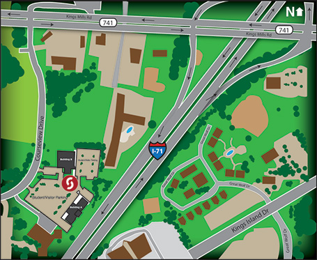 Warren County map overhead