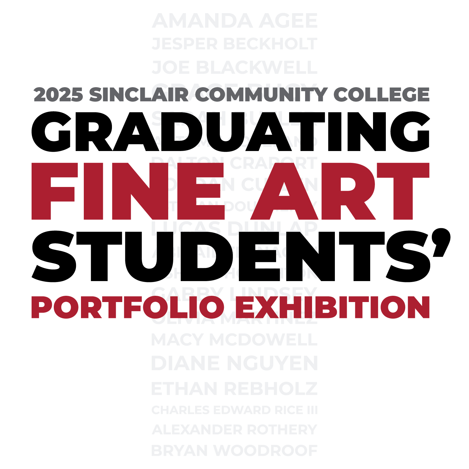 2025 Graduating Students' Portfolio Exhibition