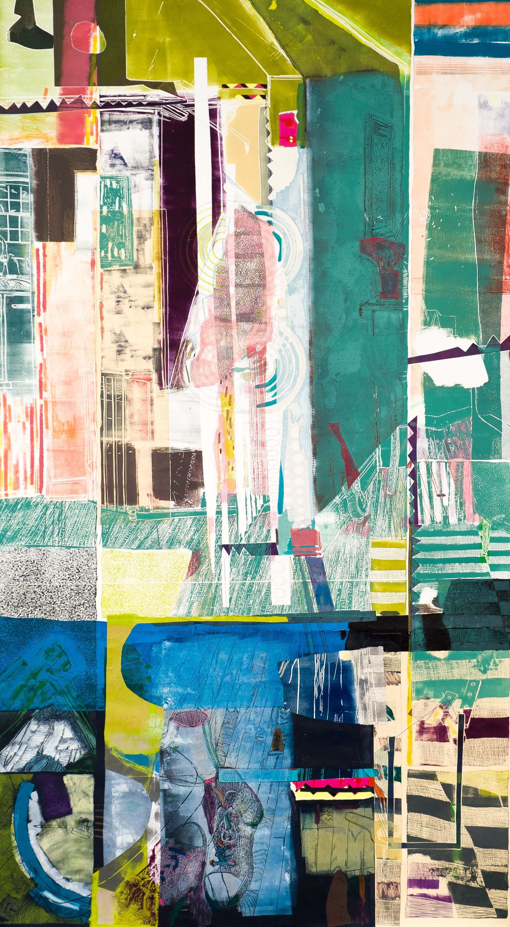 Printmaking Collage by Abbott