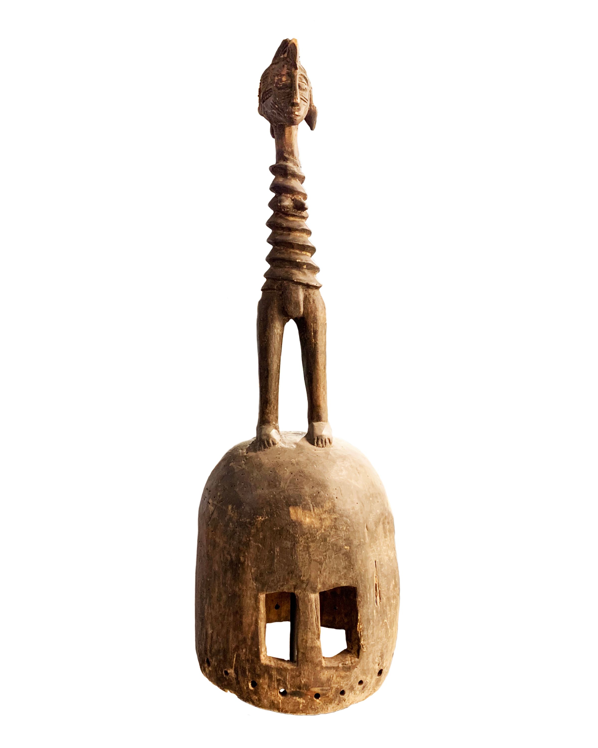 Deguele Mask with Figure Crest
