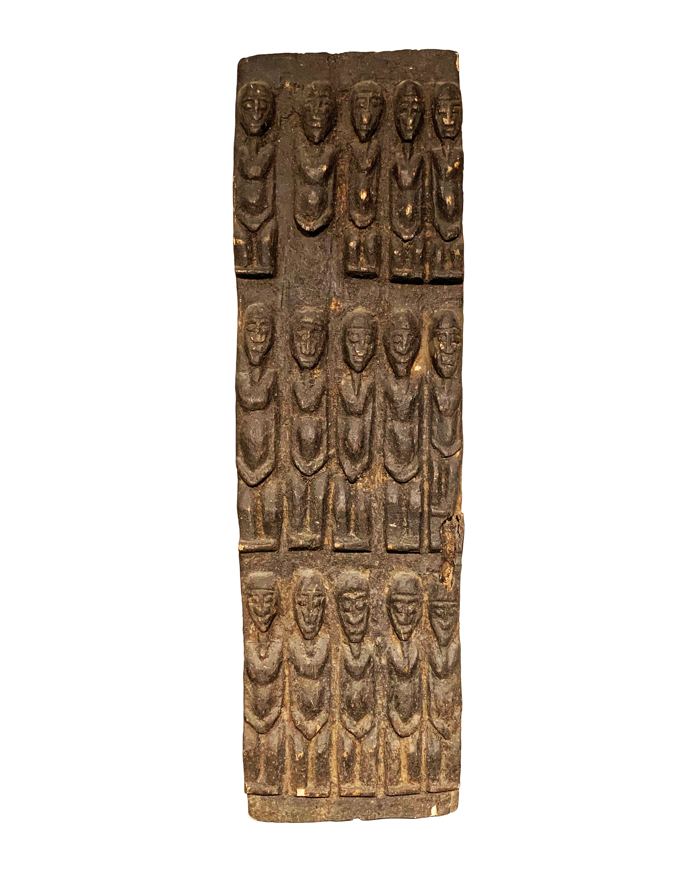 GranaryDoor Carved in Relief with Human Figures
