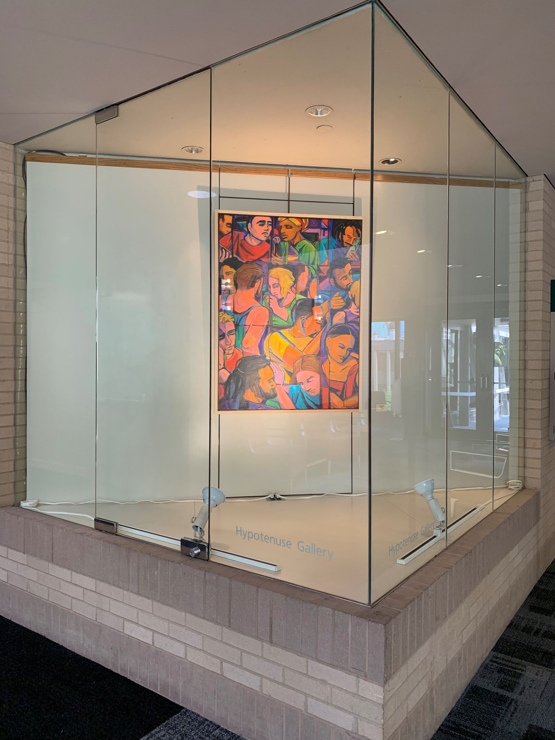 Hypotenuse Gallery with Work by Bridgette Bogle