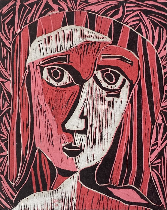 This art piece is named "Peppermint Patty'"