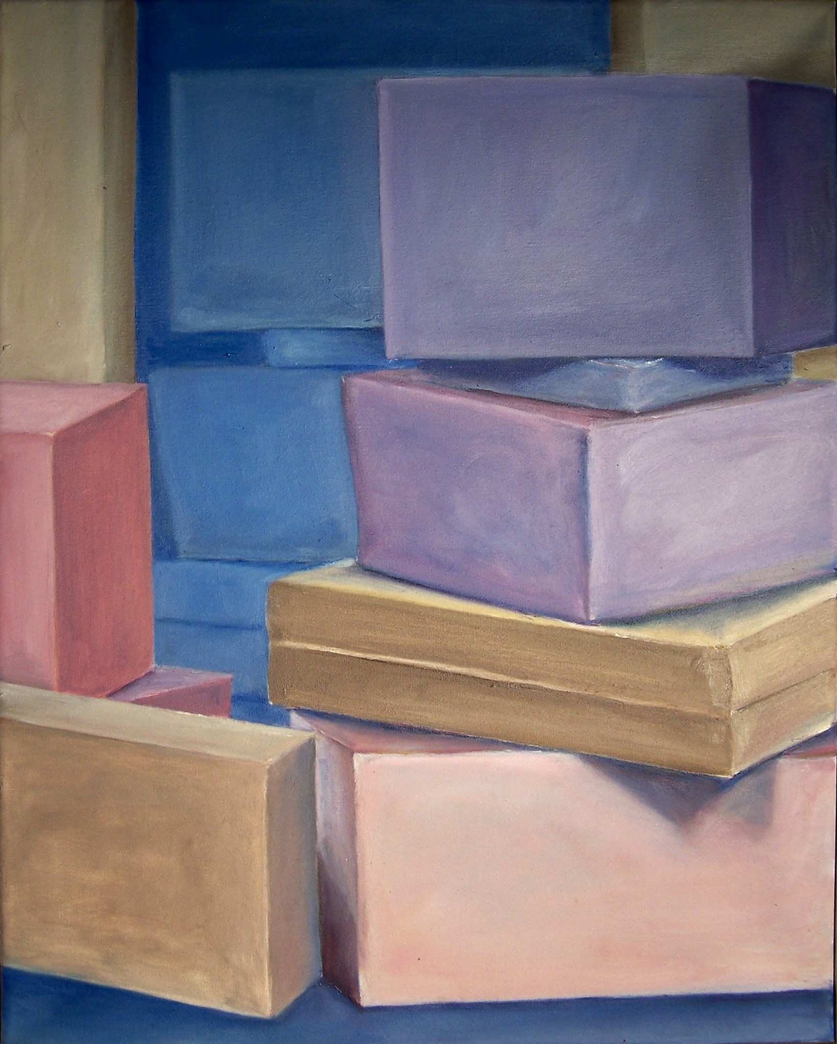 This art piece is named ‘Boxes'