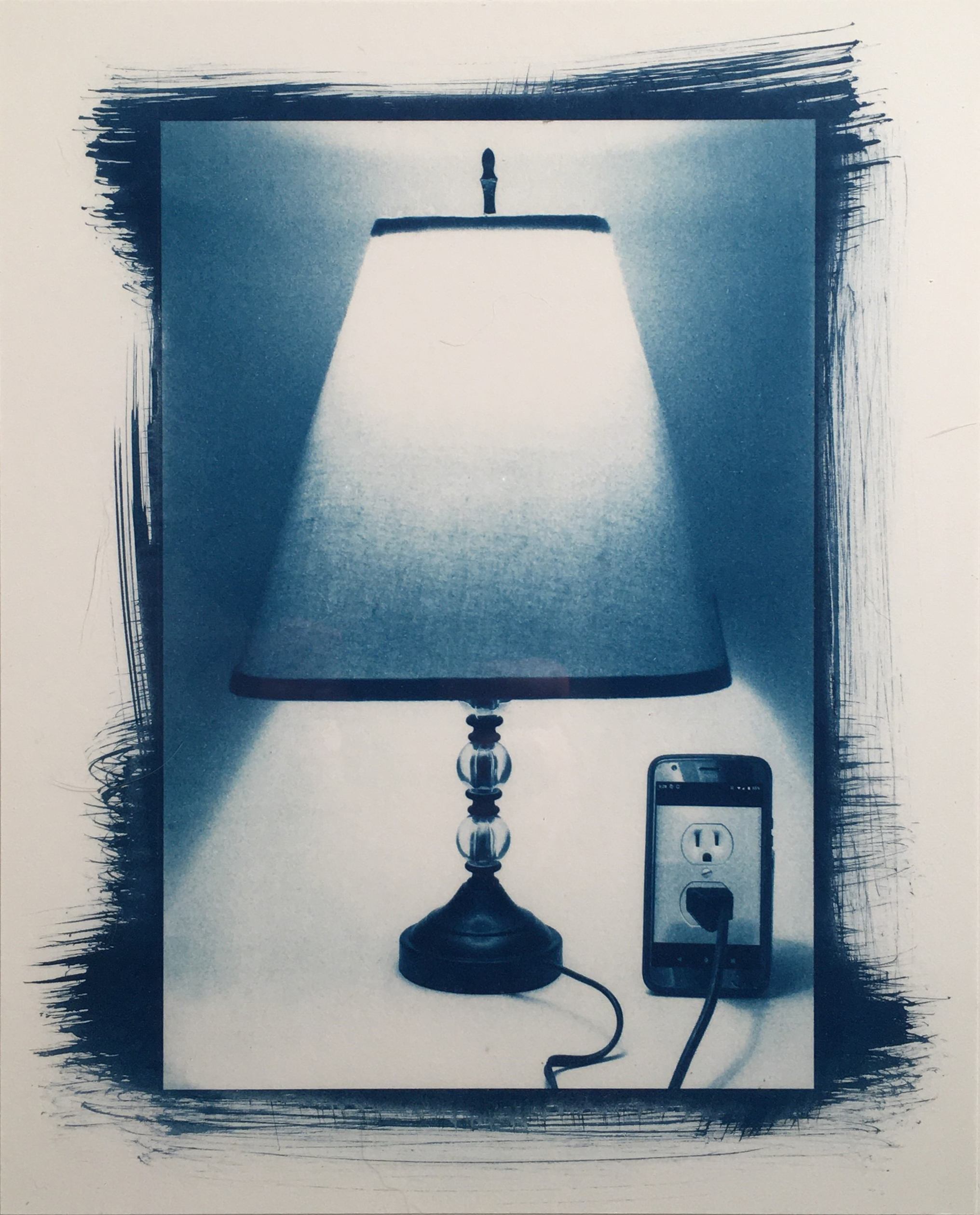 This art piece is named ‘Plugged In'
