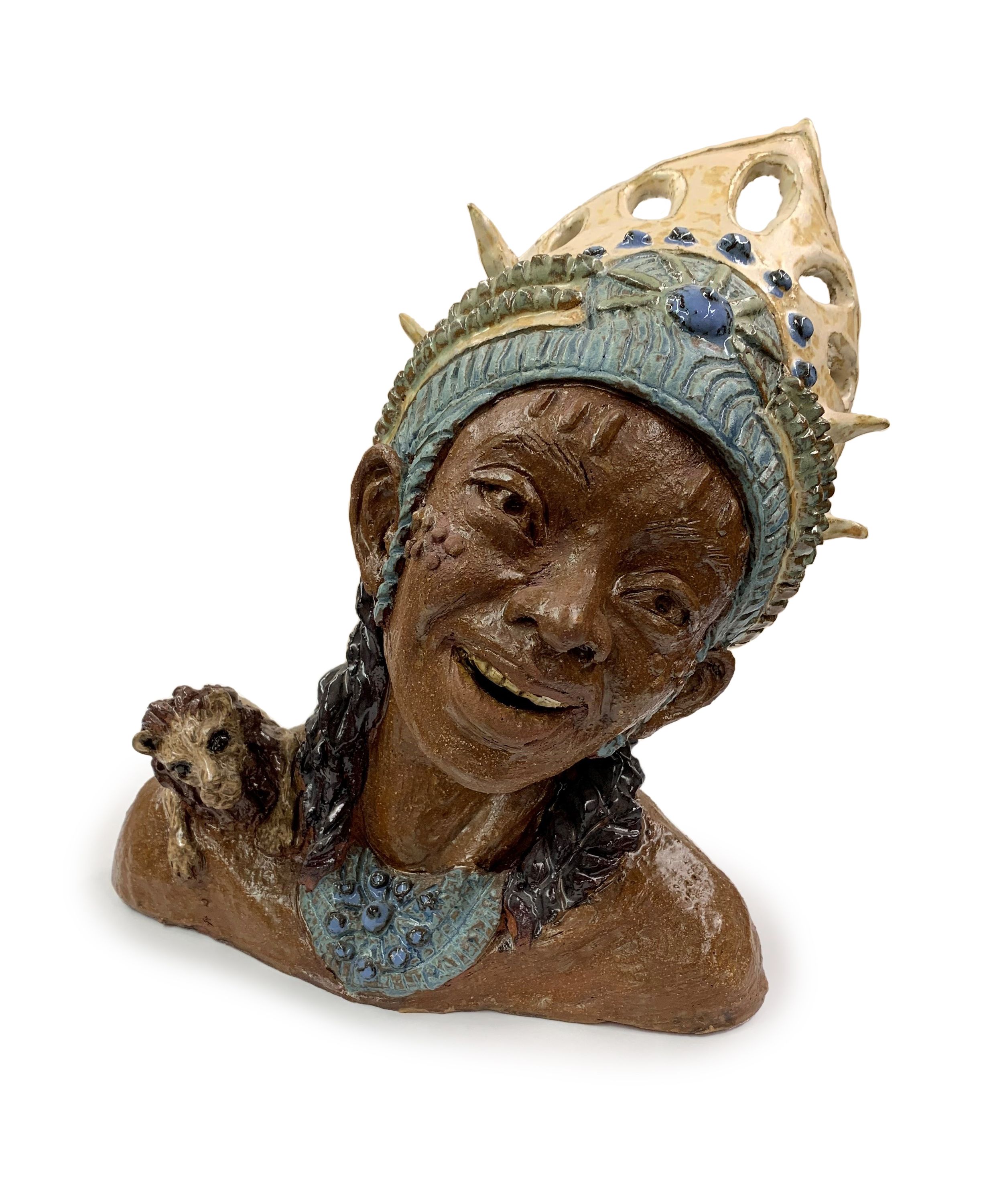 This art piece is named ‘Princess of Savanna'