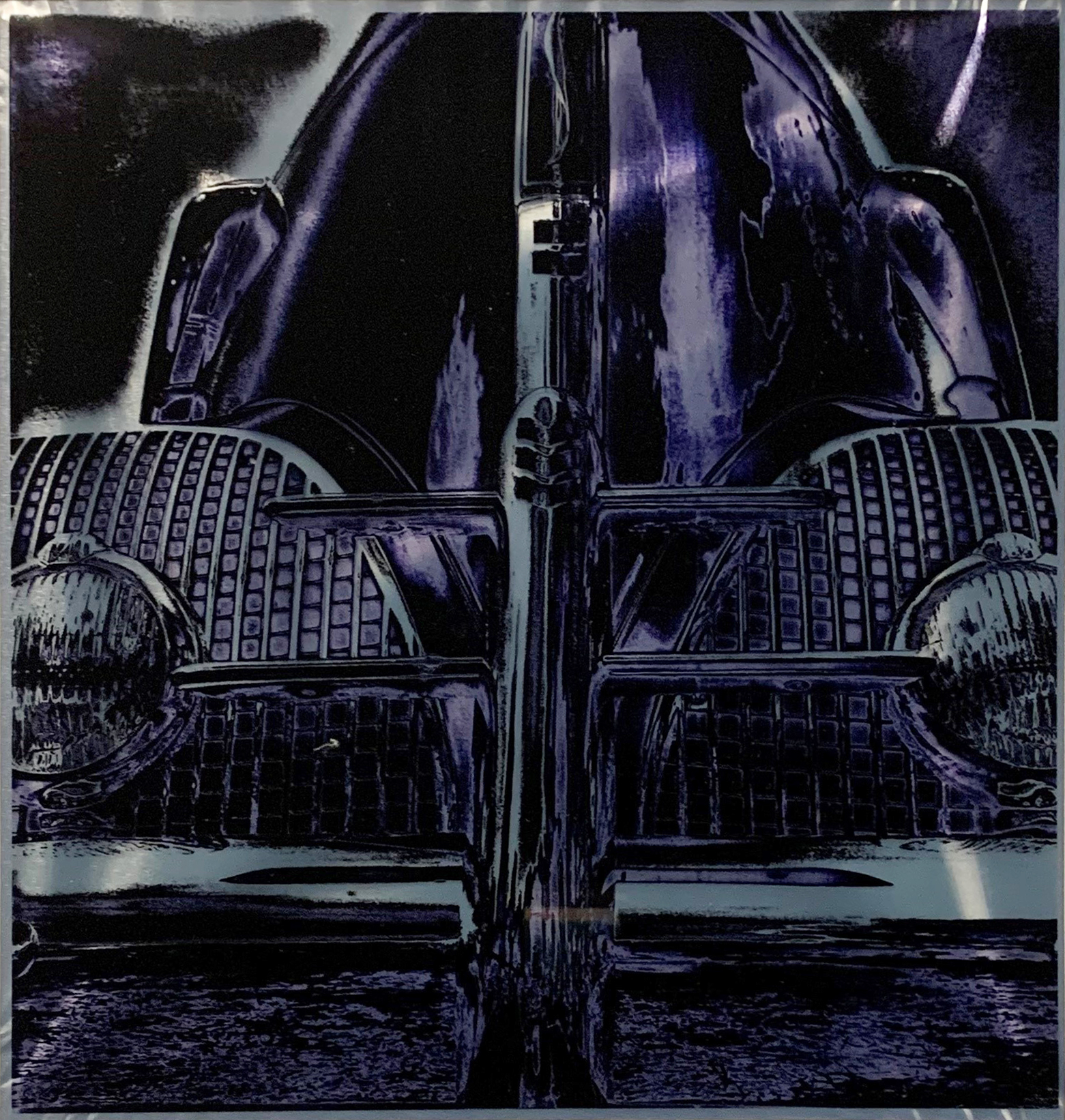 This art piece is named ‘Purple Chrome'
