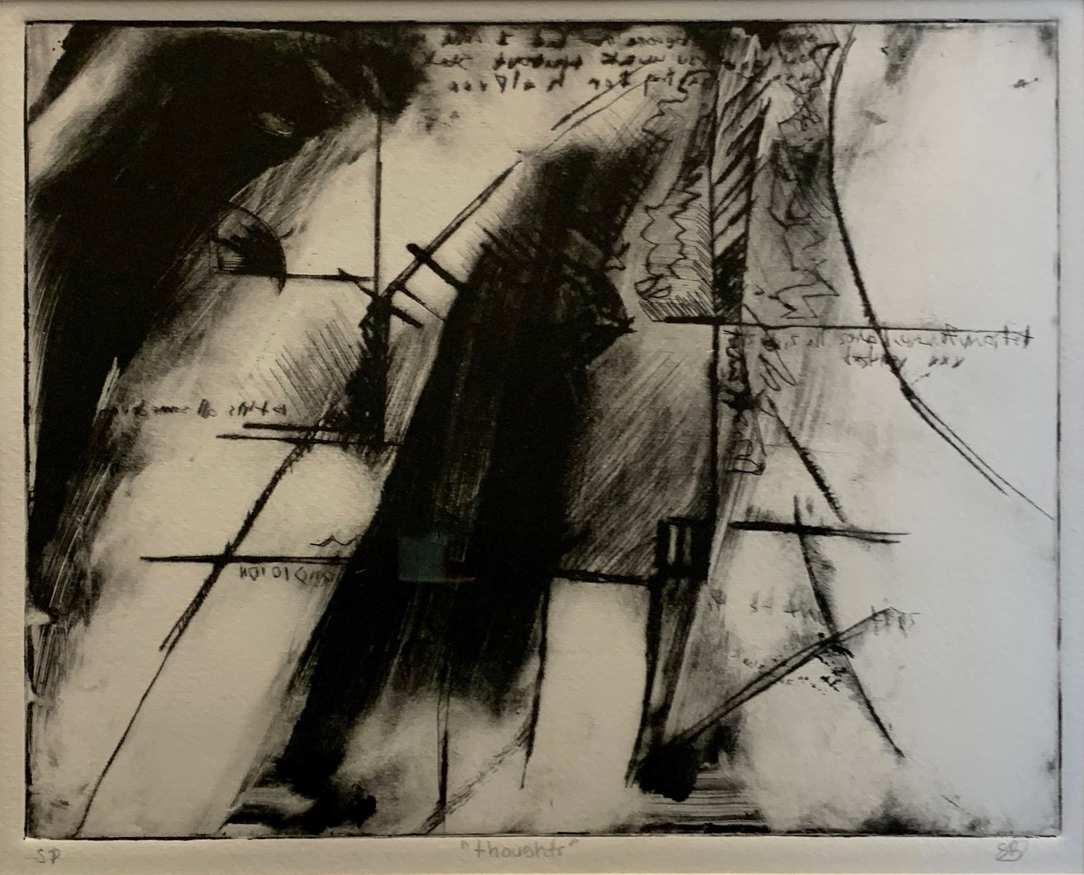 This art piece is named ‘Thoughts'