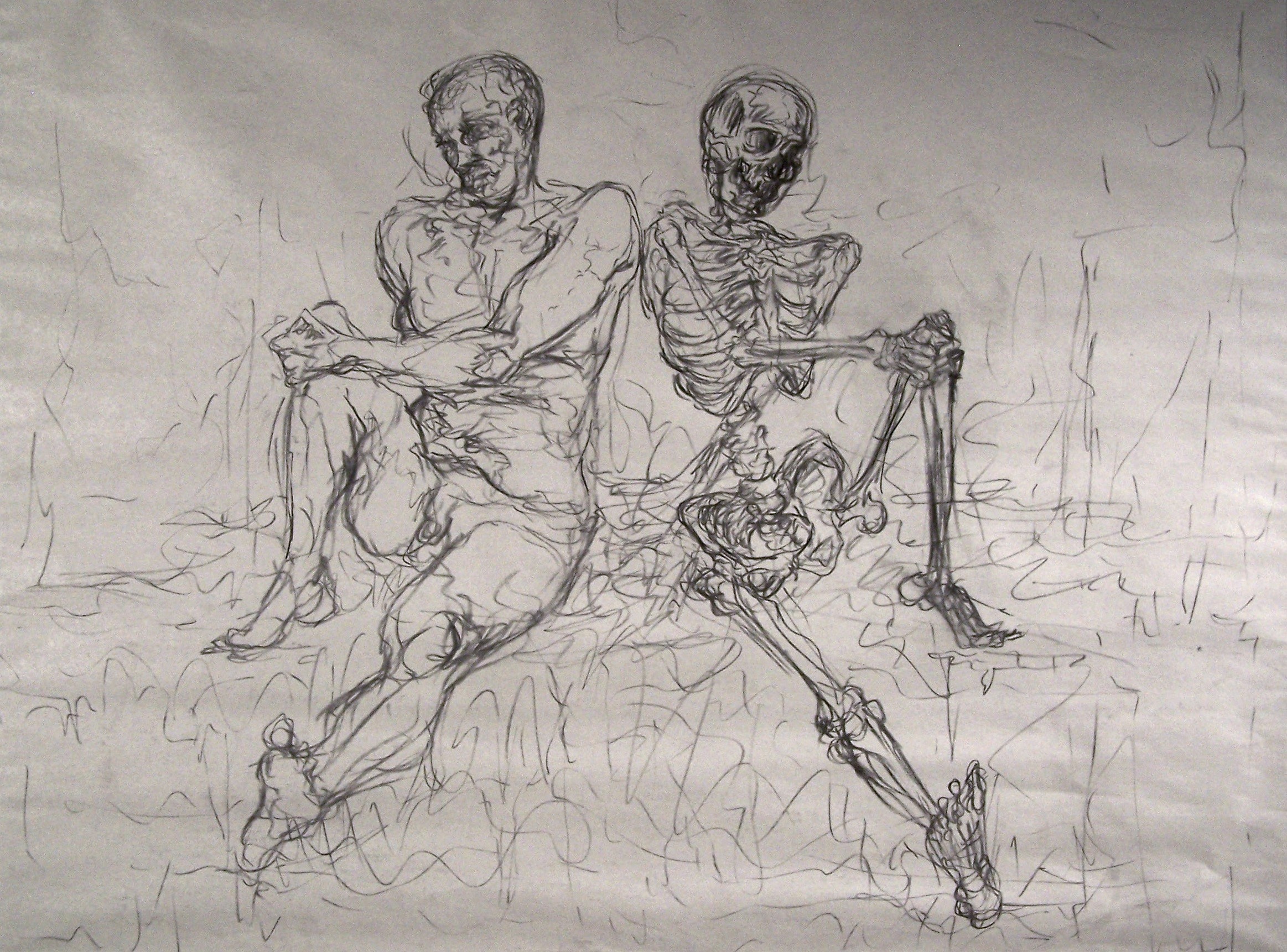 This art piece is named ‘Two Sides'