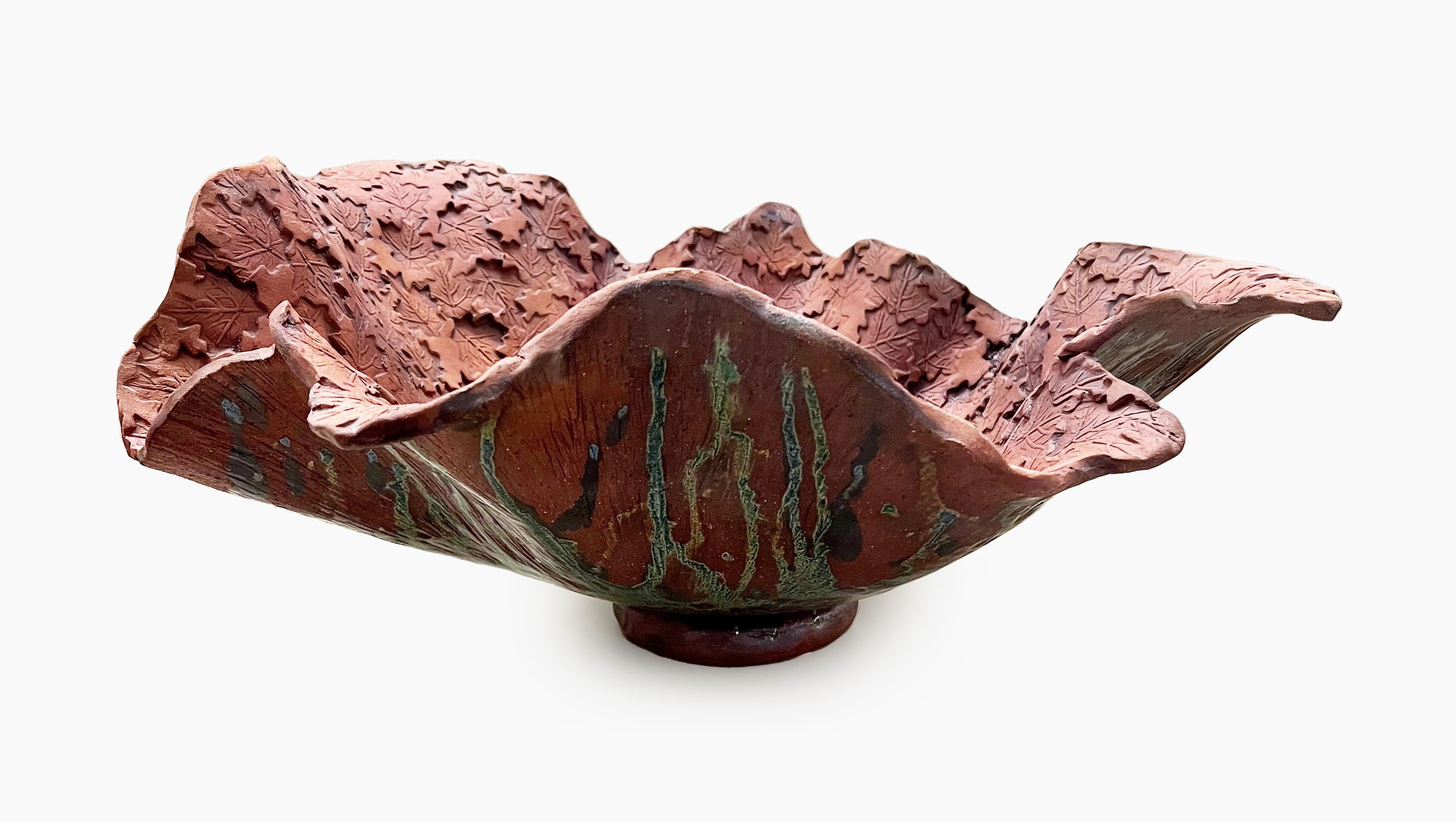 This art piece is named ‘Undulating Leaves'