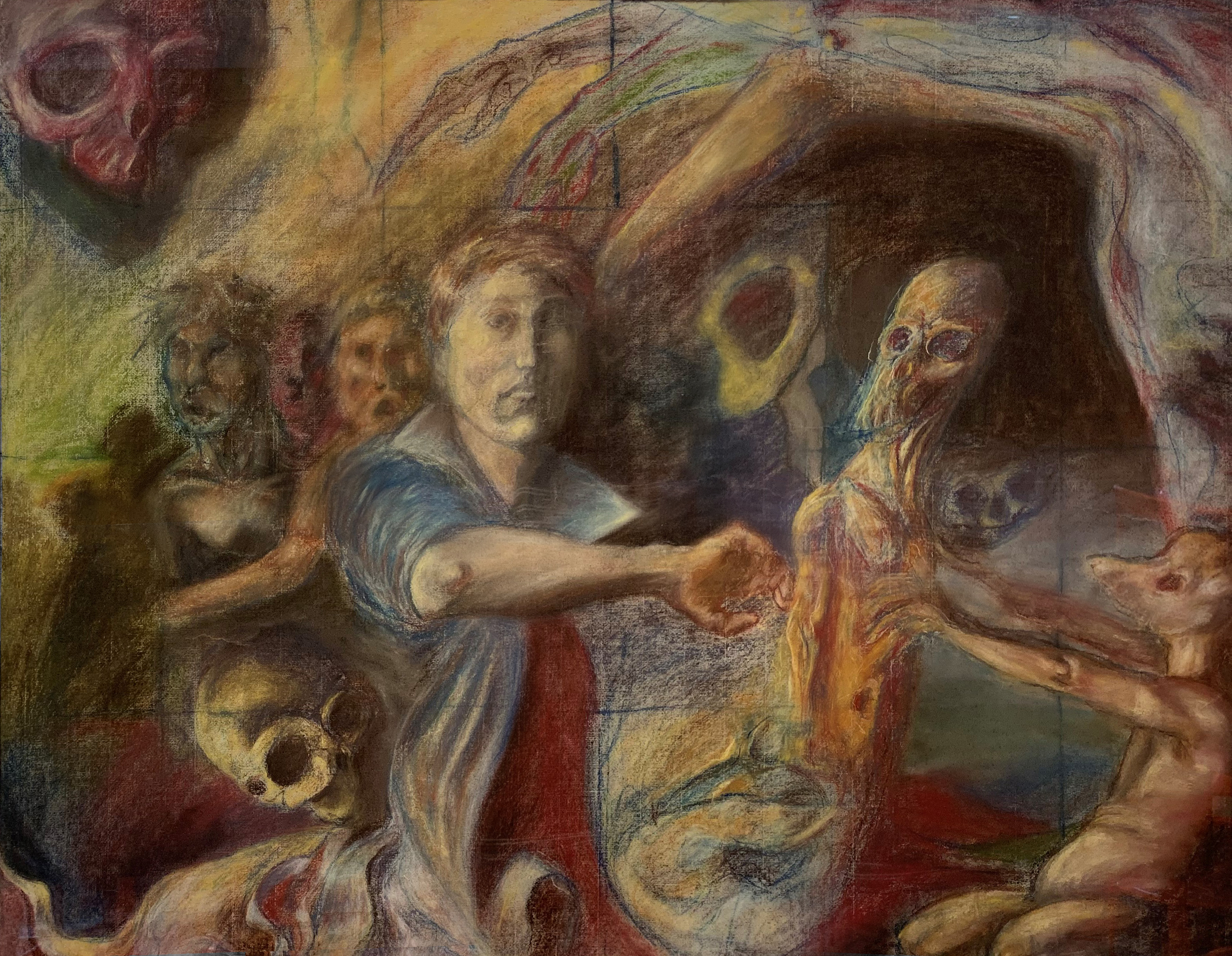 This art piece is named ‘Untitled' by Joel Bengson