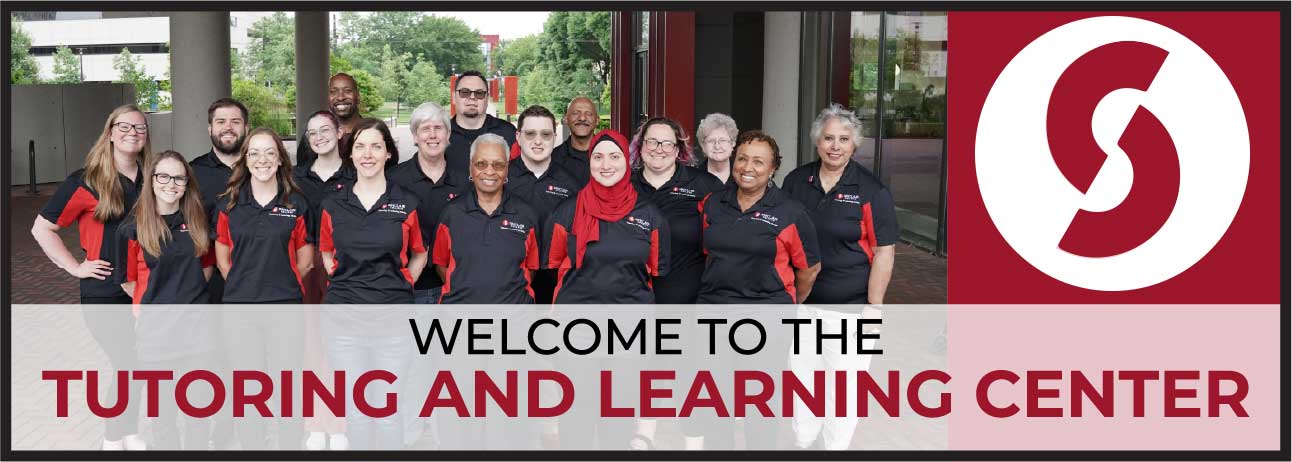 Tutoring and Learning Center image of staff with Sinclair logo and text that reads Welcome to the Tutoring and Learning Center