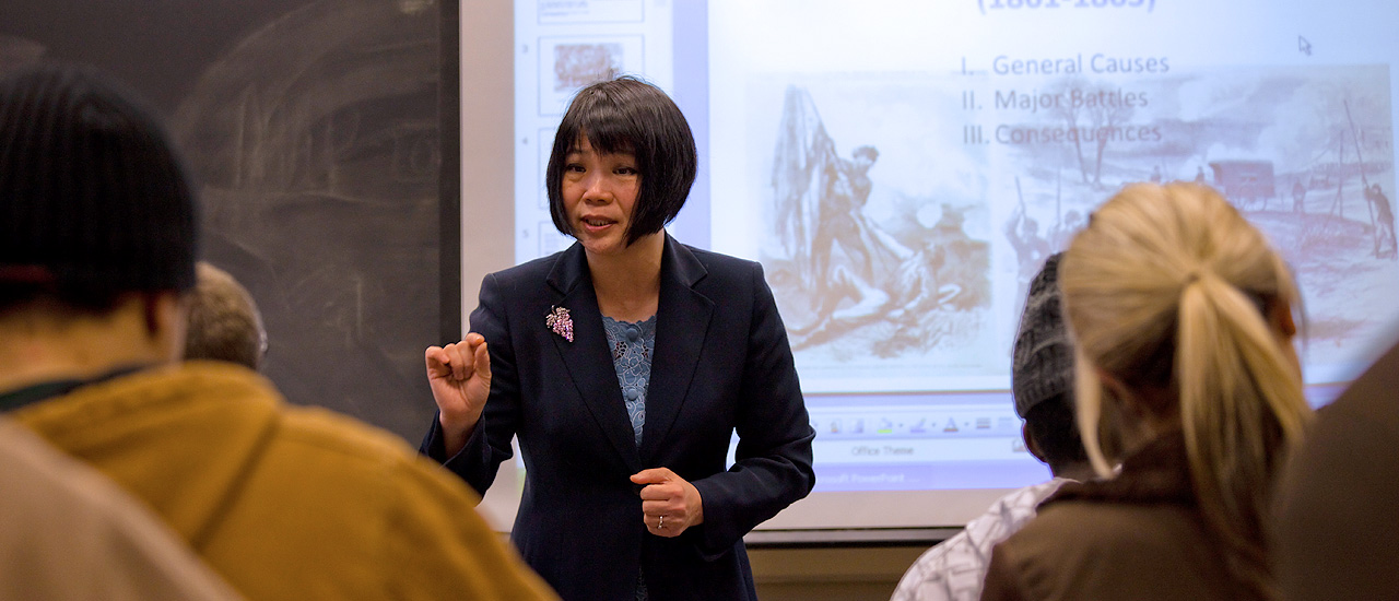 History Professor Teaching